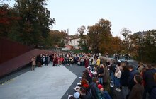 Фото 19: На Меморіалі Героїв Небесної Сотні у Львові співали стрілецькі та повстанські пісні