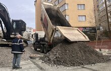 Фото 2: Реконструкція вул. Залізничної: роботи відбуваються на двох ділянках одночасно