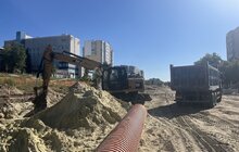 Фото 3: На вул. Мазепи триває реконструкція: зараз облаштовують основу під нові хідники
