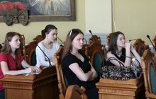 Фото 7: Стажувальники Львівської міської ради провели захід з профорієнтації для школярів