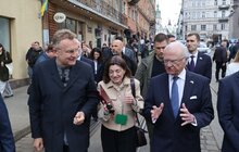 Фото 14: Король Швеції у Львові: «Люди борються до останнього — це не забудеться» (фото/відео)