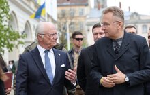 Фото 15: Король Швеції у Львові: «Люди борються до останнього — це не забудеться» (фото/відео)