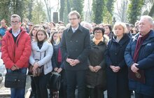 Фото 12: На Личаківському кладовищі у Львові вшанували пам’ять Володимира Івасюка