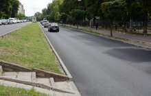 Фото 2: На вул. Митрополита Андрея завершується ремонт дороги: вже замінили дорожнє покриття, тривають роботи на тротуарах