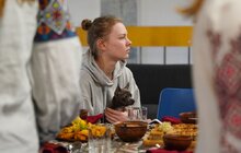 Фото 3: Колядки, пампухи і кутя: в Urban Camp Lviv організували традиційний Святвечір для переселенців