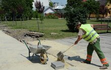 Фото 2: Велопростір Львова збільшується: на пр. Чорновола тривають роботи з будівництва велодоріжки