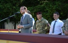 Фото 19: У Львові привітали й відзначили військових 80-ї десантно-штурмової бригади, які повернулися з передової