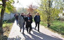 Фото 11: Роботи з будівництва велодоріжки на Рясному виконано на 70%