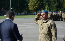 Фото 16: Сьогодні у Львові відбулися заходи з нагоди відзначення 25-ї річниці Дня Високомобільних десантних військ Збройних Сил України у 80-ій бригаді