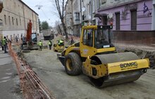 Фото 2: 14.11.2013. Ремонт вул. Замарстинівської