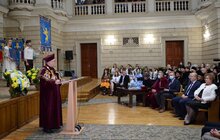 Фото 4: Мер Львова привітав першокурсників ЛНУ імені Івана Франка з початком навчання