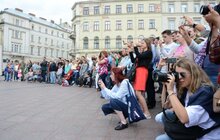 Фото 3: На площі перед Львівської оперою виступив військовий оркестр понтонно-мостового загону