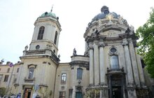 Фото 6: У співпраці з Інститутом «Полоніка» у Львові відреставрували 4 скульптури і чашу на фасаді храму Пресвятої Євхаристії (Домініканський собор)