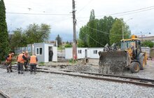 Фото 34: Реконструкцію трамвайного депо на вул. Промислова, 29 планують завершити у серпні цього року