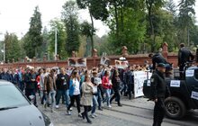 Фото 14: Сьогодні у Львові студенти різних вишів взяли участь в масштабній акції солідарності із бранцями Кремля «Хода солідарності. Волю заручникам Кремля!»