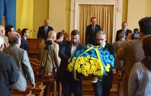 Фото 18: Відзначення 27-ої річниці підняття національного синьо-жовтого прапора над міською Ратуше