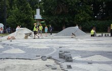 Фото 7: Ремонтні роботи біля Львівського цирку стартували.