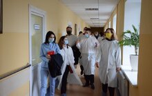 Фото 13: Крістіна Квін ознайомилась з роботою медичного об’єднання невідкладної допомоги у Львові
