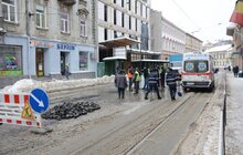 Фото 7: На вул. І. Франка, 21 аварійний витік: на час робіт цю ділянку перекриють для руху транспорту