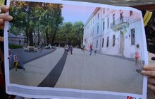 Фото 3: У школі №8 облаштували спортивний майданчик і замощують бруківкою подвір’я