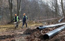 Фото 8: Реконструкція каналізації у Брюховичах: 300 метрів нових труб замість аварійних