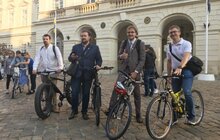 Фото 8: Мер Львова долучився до велосніданку та акції «Велосипедом на роботу»