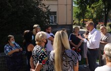 Фото 24: На території школи № 7 коштом міста споруджують мультифункціональний спортивний зал