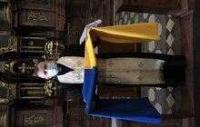 Фото 4: Над вежею львівської Ратуші підняли синьо-жовтий стяг