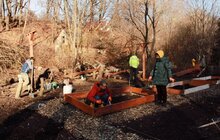 Фото 1: У парку «Залізна вода» продовжують облаштування публічного саду-городу