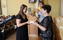 Фото 12: В Ратуші вручили 75 копій ключа від синагоги людям, які досліджують, зберігають та популяризують єврейську спадщину Львова та регіону