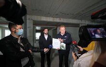 Фото 17: Мер Львова оглянув будівництво дитячого садочка на вулиці Малоголосківській