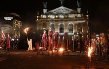 Фото 32: Театр «Воскресіння» організовував театралізоване дійство