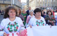 Фото 6: У центрі Львова відбулася урочиста хода людей поважного віку