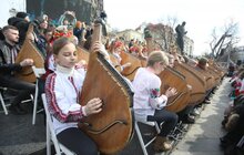 Фото 10: У центрі Львова 407 бандуристів одночасно виконали твори на поезію Тараса Шевченка