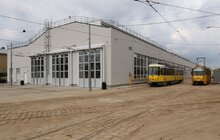 Фото 35: На вул. Промисловій запрацювало оновлене трамвайне депо