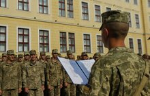 Фото 49: Військова присяга на вірність українському народу в Академії Сагайдачного