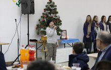 Фото 21: У Львові спільнота взаємодопомоги «Оселя» організувала для потребуючих Святвечір