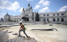 Фото 15: «До кінця цього року вже можна буде трамваєм проїхати прямо до входу у вокзал», — А. Садовий про ремонт пл. Двірцевої