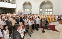 Фото 7: Глава УГКЦ Блаженніший Святослав у співслужінні з єпископами Синоду УГКЦ освятив унікальний храм Софії-Премудрості Божої
