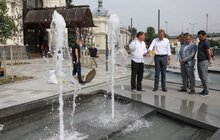 Фото 5: На пл. Двірцевій уже працює фонтан: реконструкція площі - на стадії завершення
