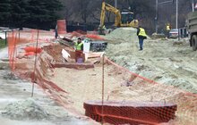 Фото 6: У Львові на вулиці Богданівській ремонтують аварійний колектор: більше 250 будинків отримають централізоване каналізування