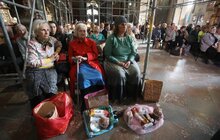 Фото 6: Сьогодні у Львові спільно освятили великодні продуктові набори для найбільш потребуючих мешканців