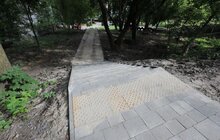 Фото 5: У Замарстинівському парку тривають ремонтні роботи