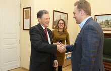 Фото 1: Сьогодні відбулась зустріч міського голови Львова з заступником Голови дипломатичної місії США в Києві Джорджем Кентом