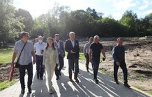 Фото 11: У Замарстинівському парку тривають ремонтні роботи