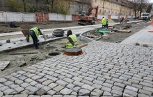 Фото 3: Основні роботи ІІ етапу ремонту вул. Шевченка планують завершити до кінця року