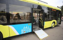 Фото 3: Мер Львова оглянув перші 10 нових тролейбусів виробництва «Електрон»