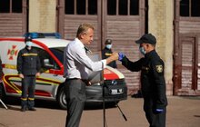 Фото 9: Місто відзначило працівників Служби з надзвичайних ситуацій з нагоди Дня рятівника