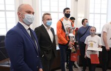 Фото 11: За титул Чемпіона України волейбольна команда «Барком-Кажани» отримала від міста 100 тисяч гривень