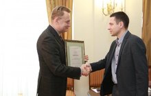 Фото 4: Мер Львова відзначив переможців конкурсу «Премія Львівської міської ради талановитим ученим» - 10 осіб отримали премії по 25 тис грн